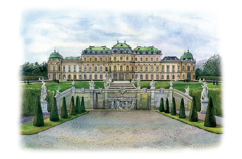 Бельведер. Вена - оригинал