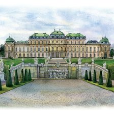 Схема вышивки «Бельведер. Вена»