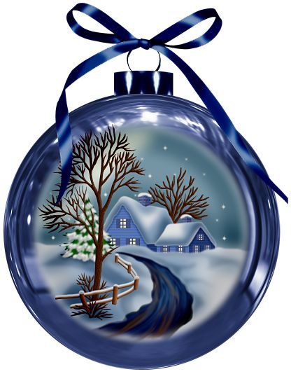 Пейзаж в шаре - оригинал