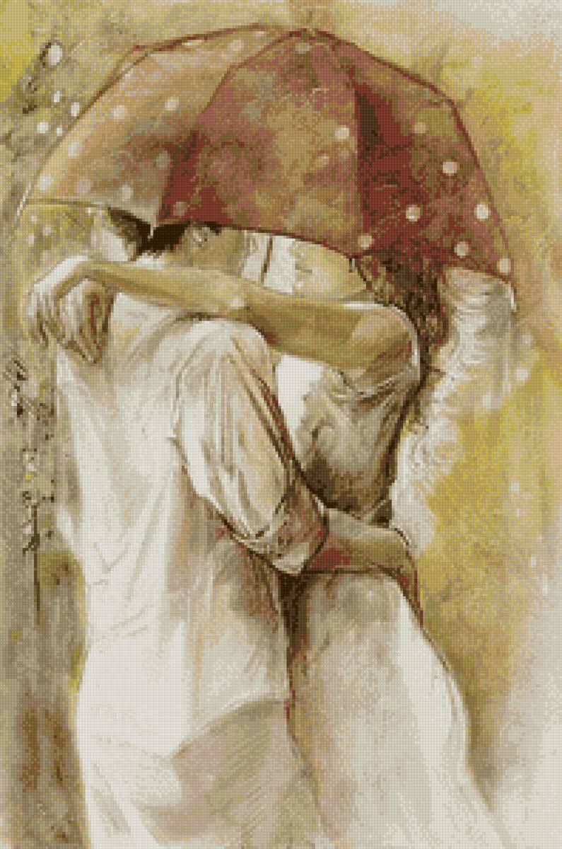 Двое под зонтом - предпросмотр