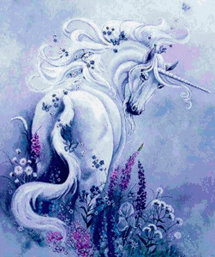 Единорог - единорог, фентези - оригинал