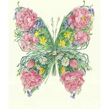 Схема вышивки «Бабочка»