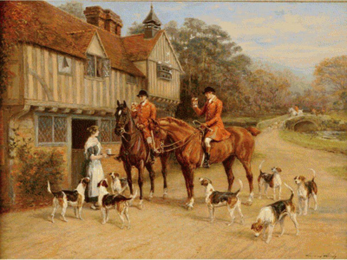 английская охота - охота, лошади, собаки - предпросмотр