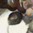 Предпросмотр схемы вышивки «Натюрморт с виноградом и грушами.» (№1717793)