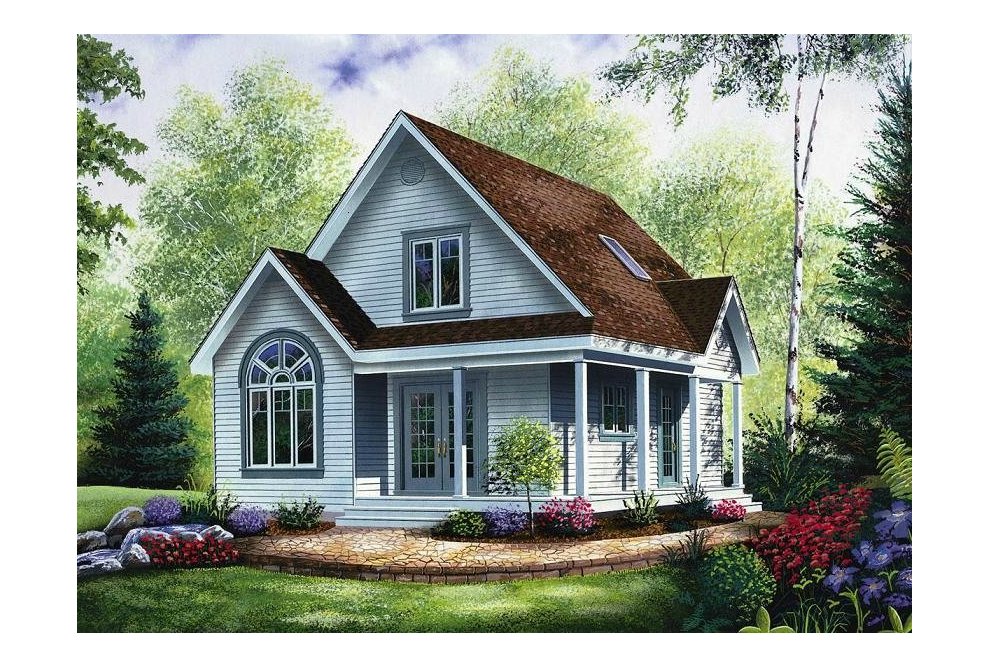 Дом в лесу - дом, лес - оригинал