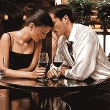 Схема вышивки «пара»