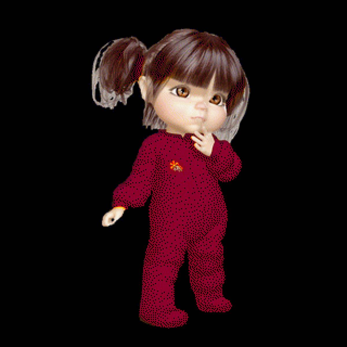 Куколка - девочка, куколка - предпросмотр