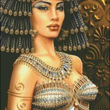 Схема вышивки «Египетская царица»