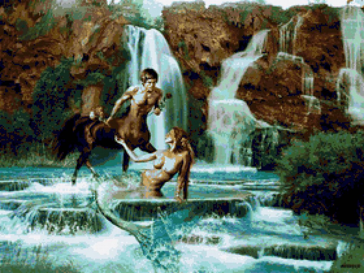 Кентавр и русалка - предпросмотр