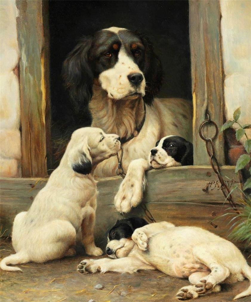 №1721027 - собаки, щенки - оригинал