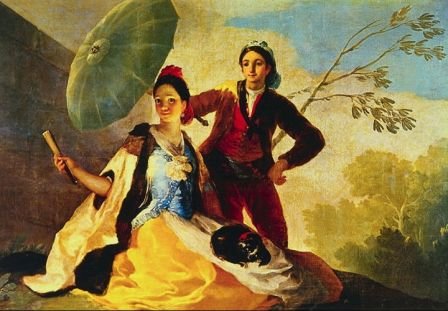 Гойя Зонтик - гойя, художники - оригинал