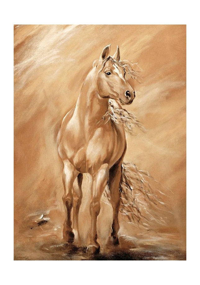 Серия "Кони" - животные, кони - оригинал