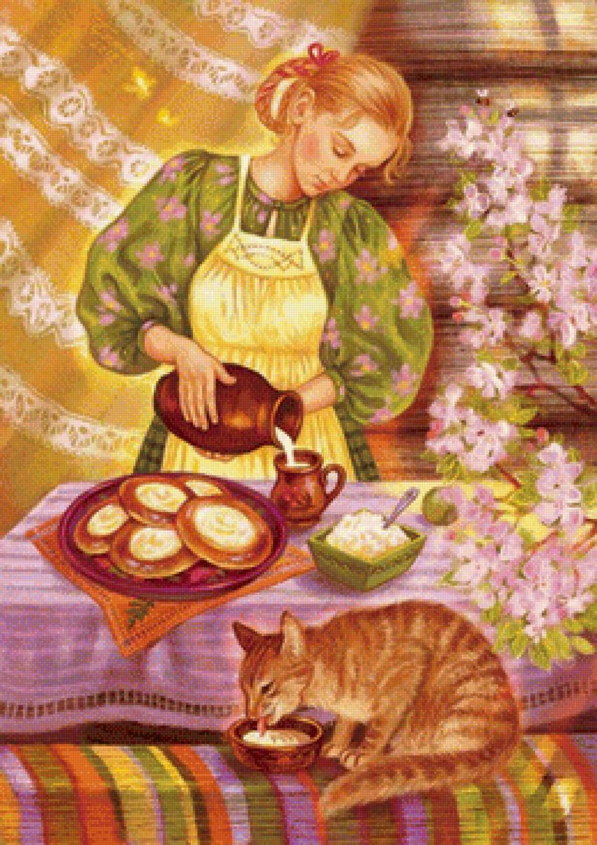 ватрушки - девушка портрет - предпросмотр