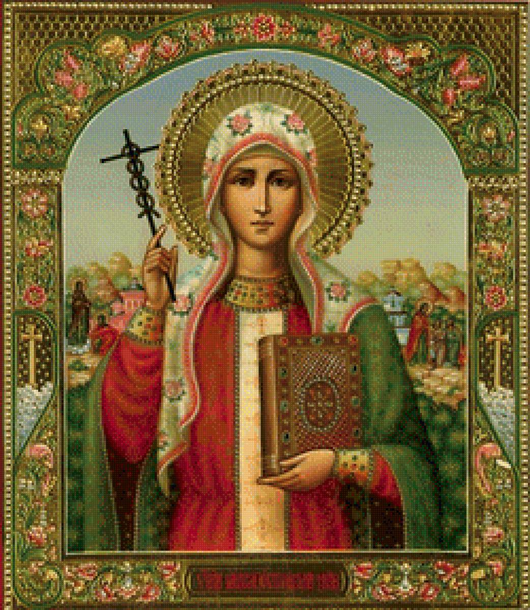 икона святой нины - икона - предпросмотр