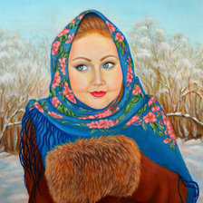 Схема вышивки «зимушка»