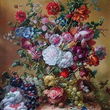 Оригинал схемы вышивки «váza,kvety» (№1725395)