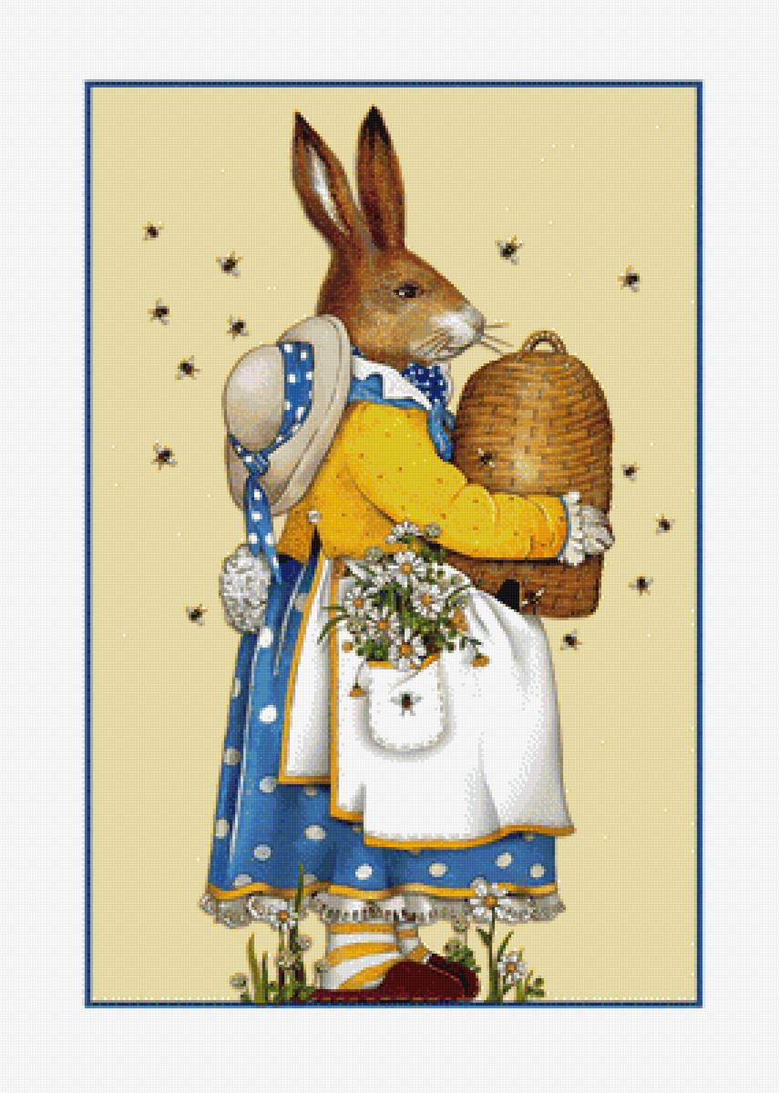 пасхальная заюшка - пасхальный, яйцо, зака - предпросмотр