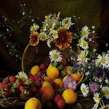 Схема вышивки «персики»