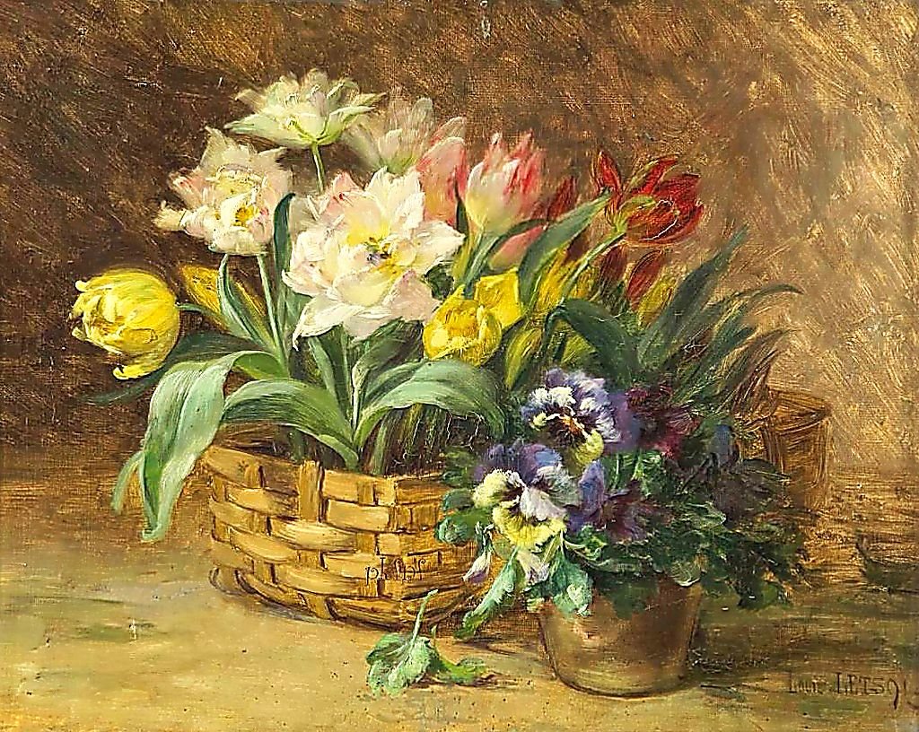 Натюрморт. - натюрморт, цветы, живопись. - оригинал