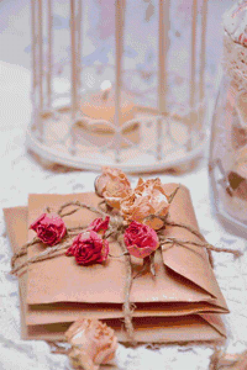 Письмо - письмо, нежность, розы - предпросмотр