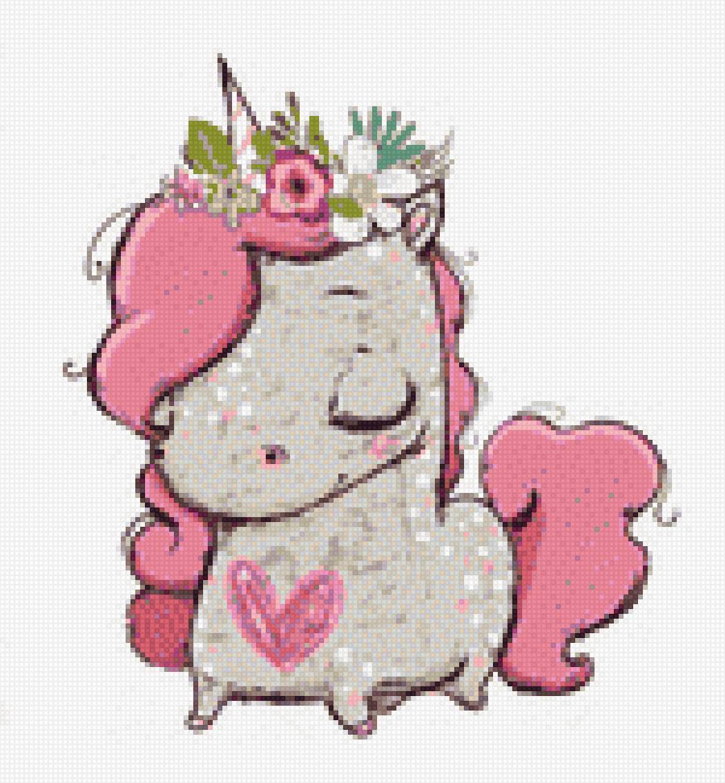 Единорог - unicorn, аниме, единорог, мультфильм - предпросмотр