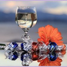 Схема вышивки «натюрморт с бокалом»