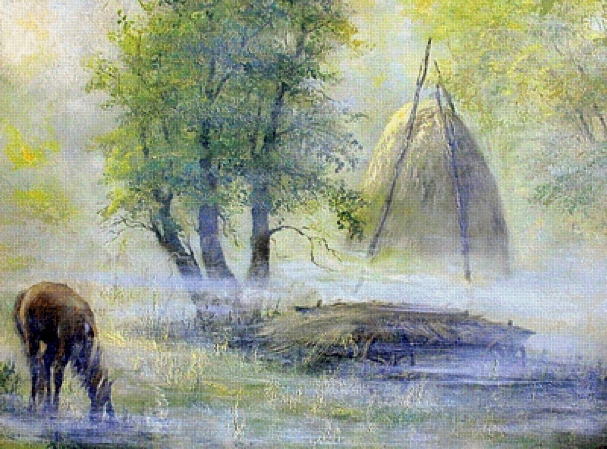 Пейзаж. - пейзаж, картина. живопись. - предпросмотр