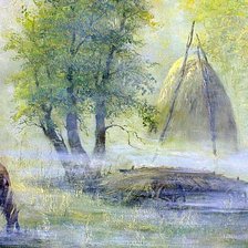 Схема вышивки «Пейзаж.»