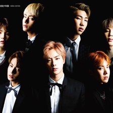 Схема вышивки «BTS»