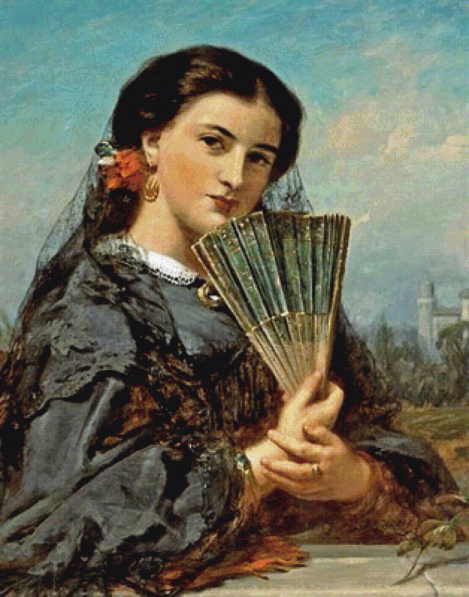 женский портрет - женский портрет - предпросмотр