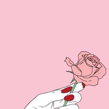 Схема вышивки «Роза в руке»