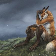 Схема вышивки «Лис»