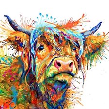 Схема вышивки «бык 2»