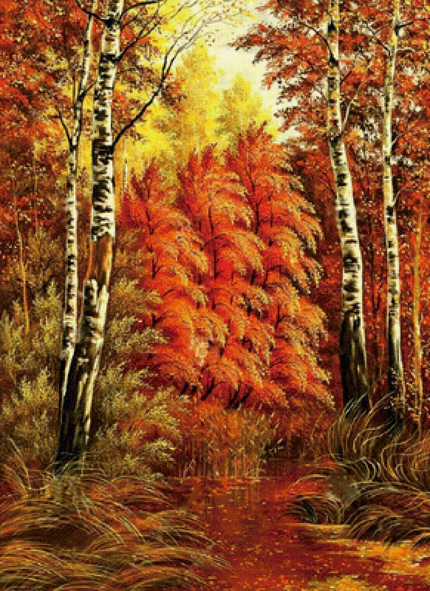 очарование осени - осень, пейзаж, природа - предпросмотр