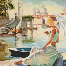 Схема вышивки «Отдых у моря»