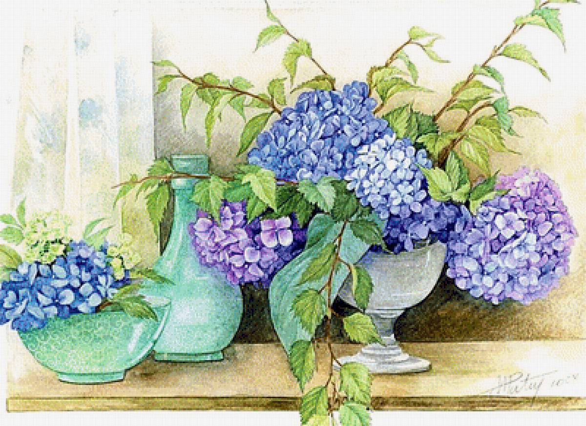 Натюрморт. - цветы, натюрморт. живопись. - предпросмотр