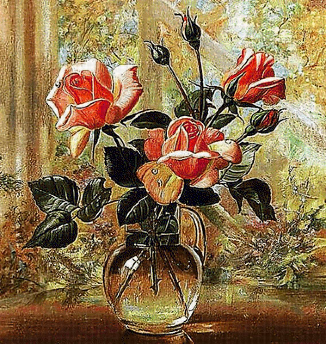 Натюрморт. - цветы. натюрморт. живопись. - предпросмотр