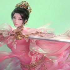 Девушка с мечем