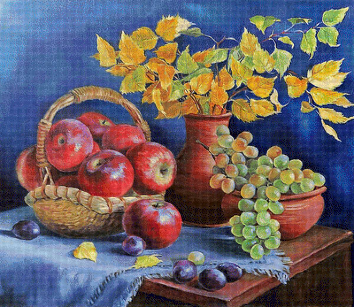 Осенний натюрморт. - живопись., натюрморт - предпросмотр