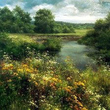 Схема вышивки «ПЕЙЗАЖ»