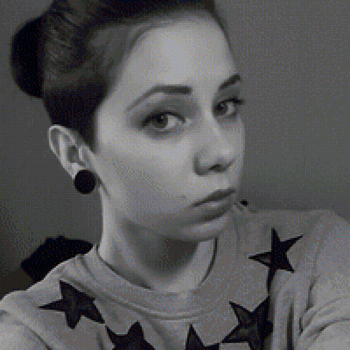 Александра - портрет, схемы - предпросмотр