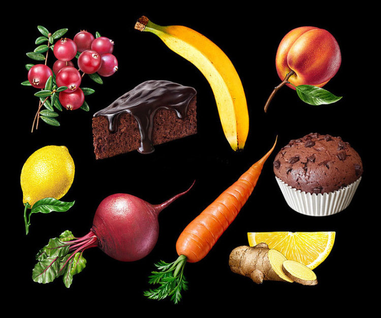 Для кухни - овощи, фрукты - оригинал