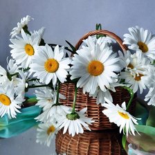 Схема вышивки «ромашки»