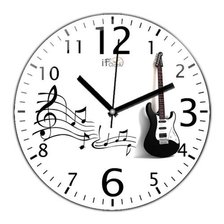 Схема вышивки «часики с гитарой 2»