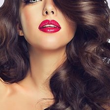 Схема вышивки «Девушка»