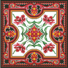 Оригинал схемы вышивки «подушка» (№1737844)