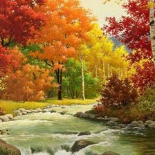 Схема вышивки «Осень»