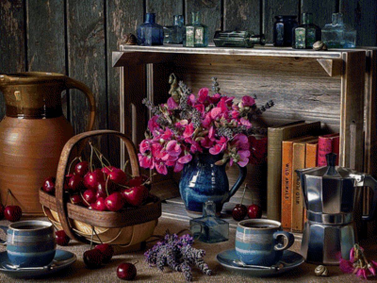 Горошек и вишня - предпросмотр