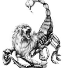 Схема вышивки «Царь скорпион»