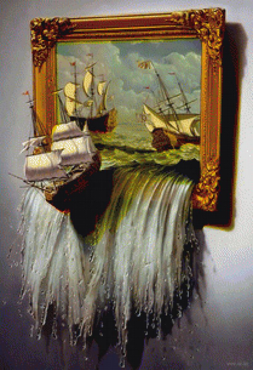 море в картине - предпросмотр